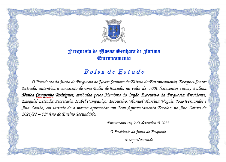 Diploma Bolsa de Estudo