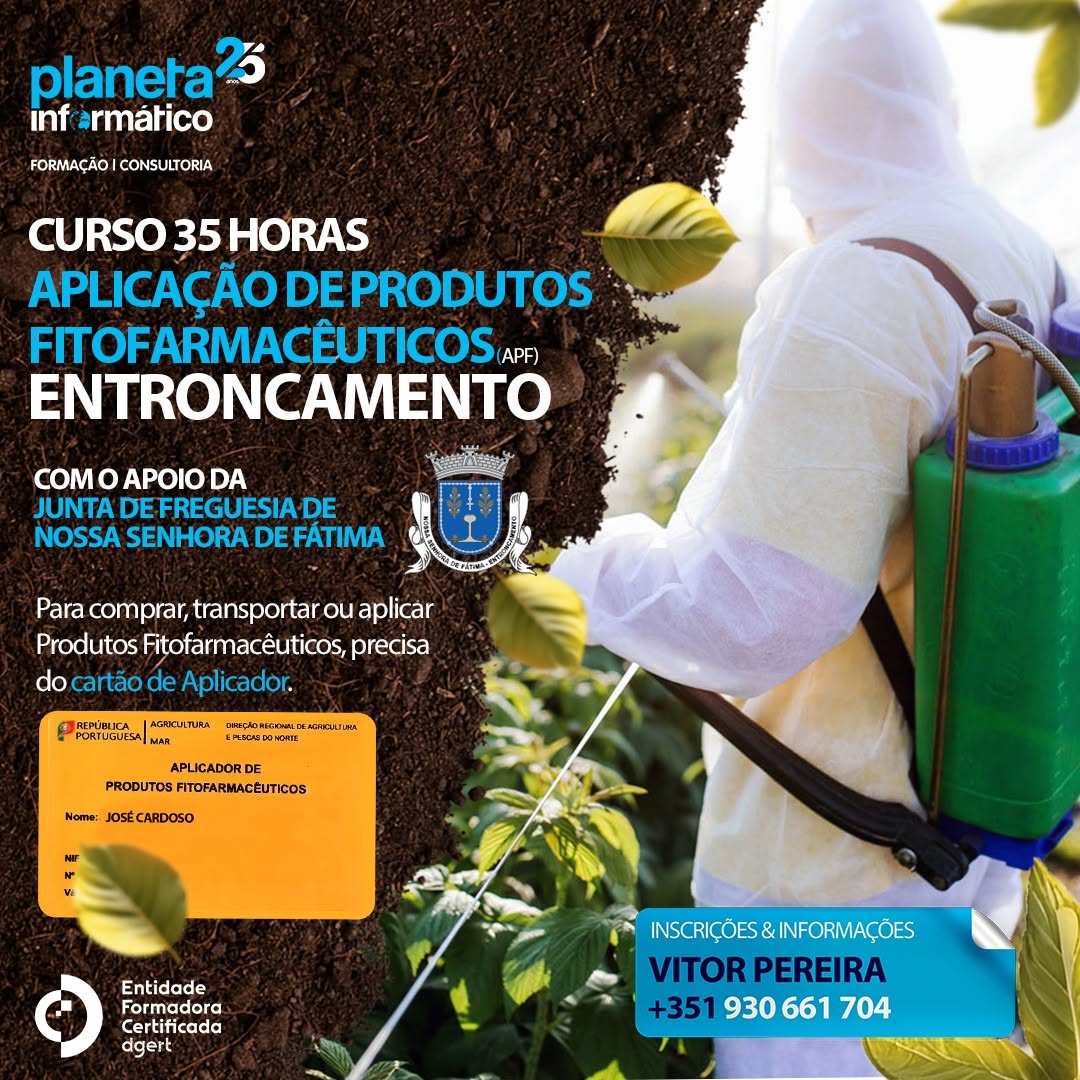Curso de Aplicação de Produtos Fitofarmacêuticos (APF)