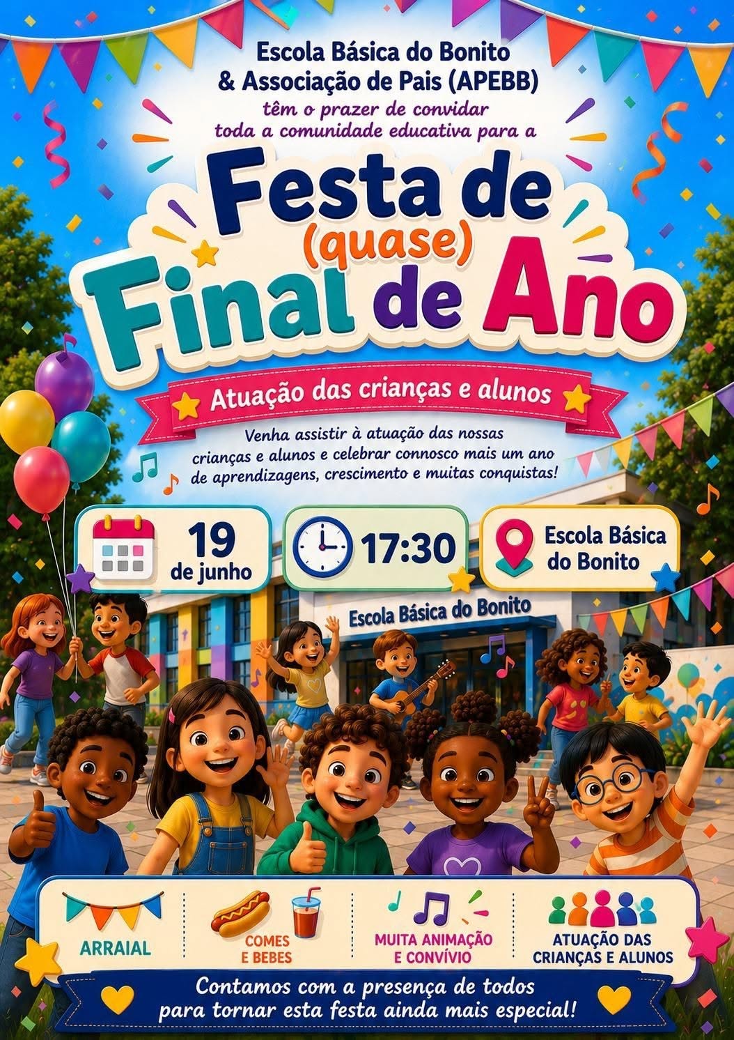 Festa de (quase) Final de Ano da Escola Básica do Bonito