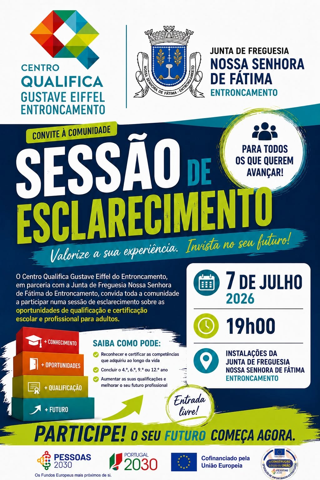 Sessão de esclarecimento do Centro Qualifica Gustave Eiffel