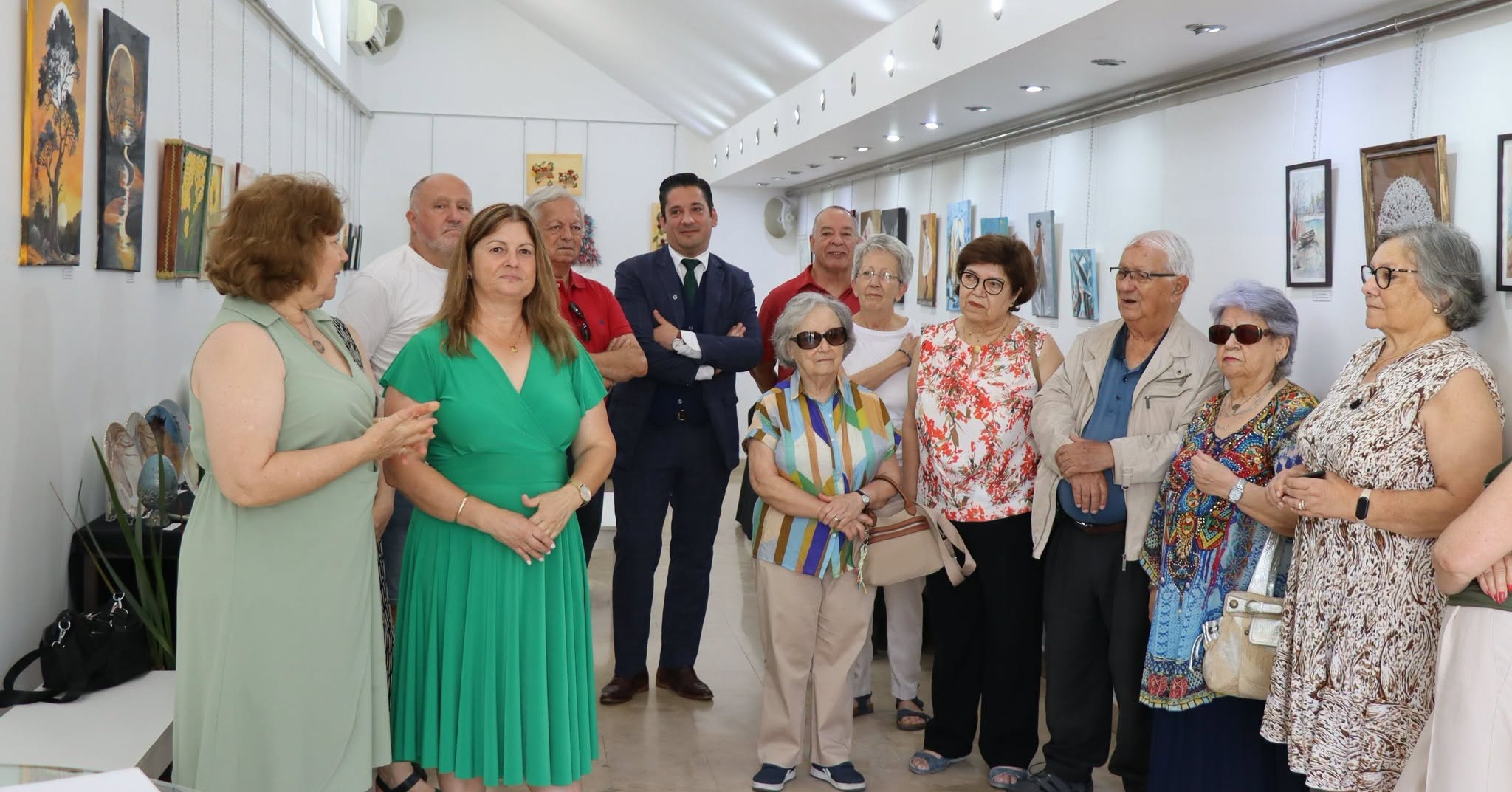 Inauguração da Exposição Coletiva dos Alunos da Universidade Sénior do Entroncamento